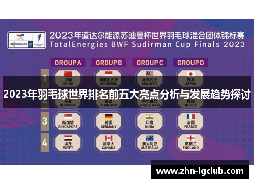 2023年羽毛球世界排名前五大亮点分析与发展趋势探讨