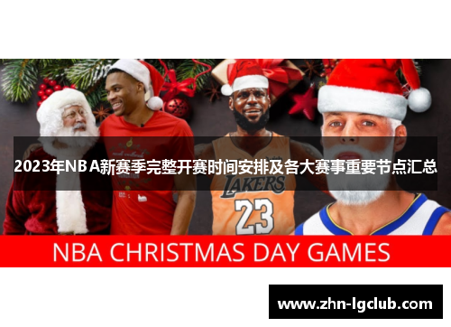 2023年NBA新赛季完整开赛时间安排及各大赛事重要节点汇总