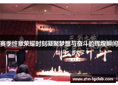 赛季终章荣耀时刻凝聚梦想与奋斗的辉煌瞬间